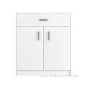 2 Doors 1 Drawer Ventilation Wooden Shoe Cabinet